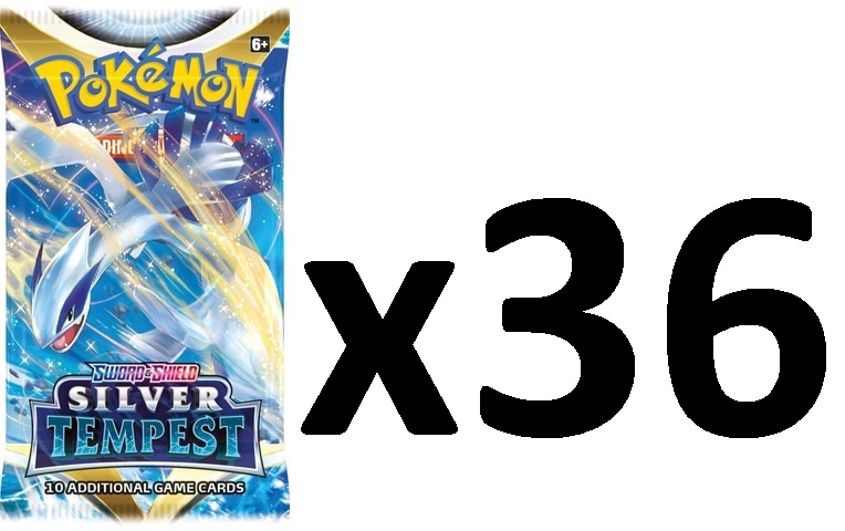 Pokemon SWSH12 Silver Tempest 36ct Booster Pack Lot